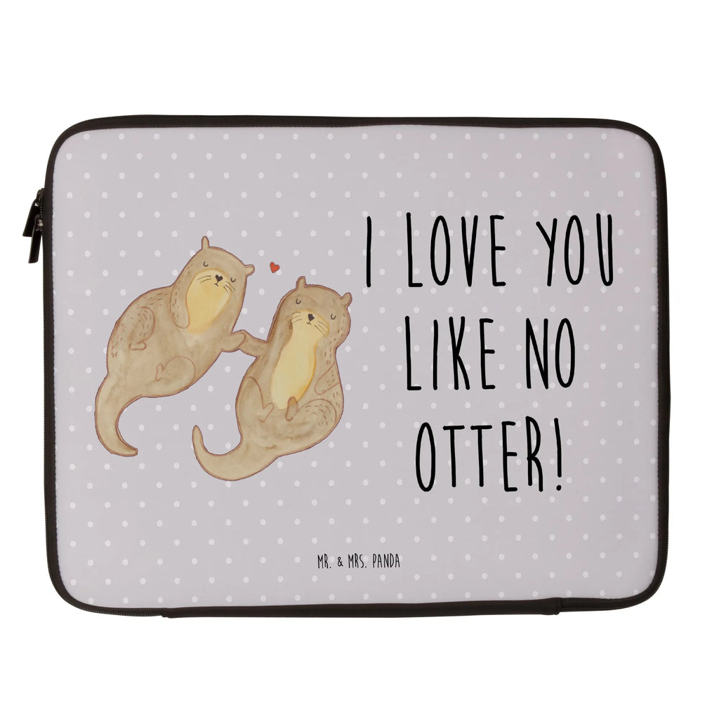 Laptop Bag otter holding hands otter, marten, sea otter, European otter, water mammal, aquatic animal, baby otter, predator, water, otter gifts, animal lover, gift ideas for animal lovers, animal, mammal, water animal, gifts for people in love, Otter Sea Otter Lake Otter