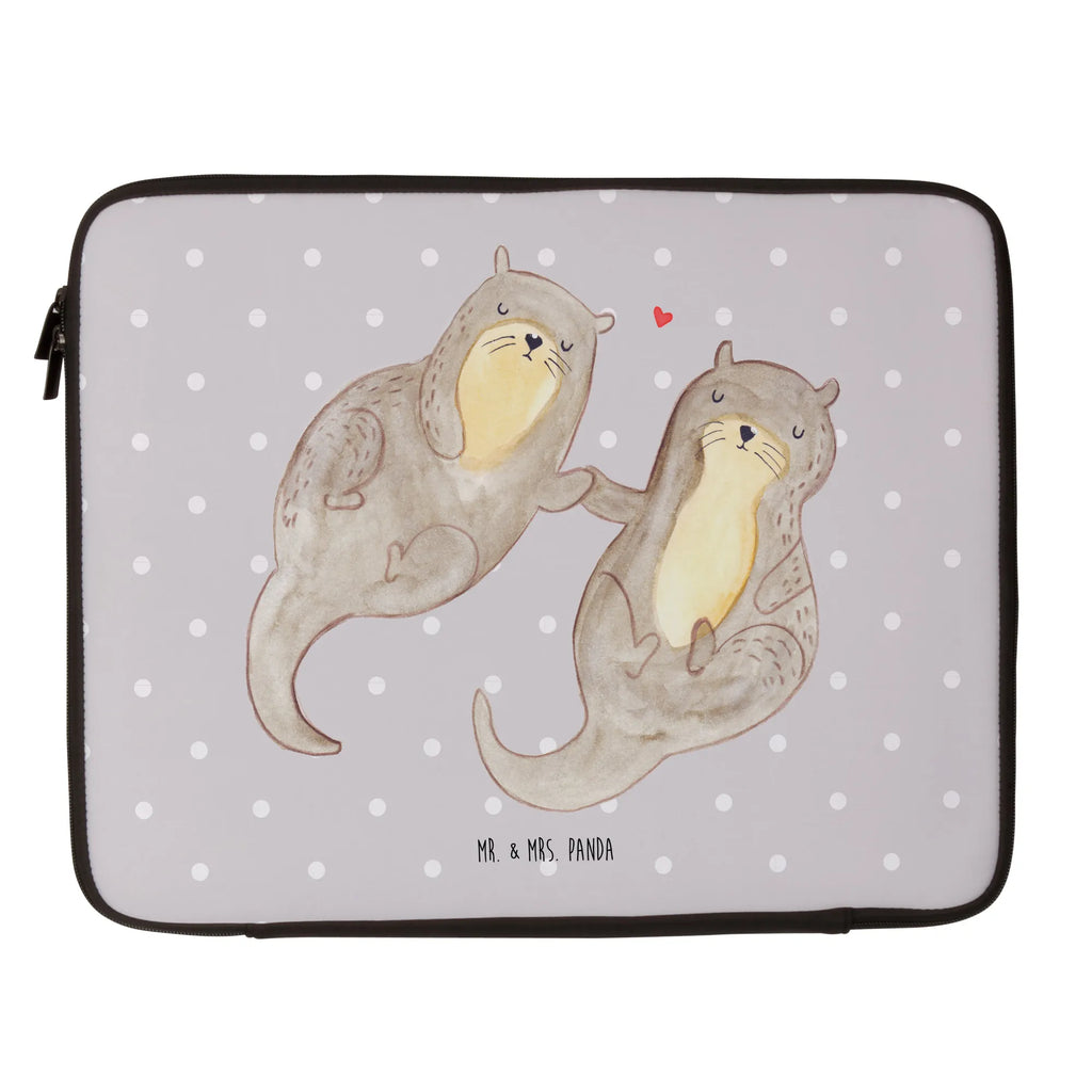 Laptop Bag otter holding hands otter, marten, sea otter, European otter, water mammal, aquatic animal, baby otter, predator, water, otter gifts, animal lover, gift ideas for animal lovers, animal, mammal, water animal, gifts for people in love, Otter Sea Otter Lake Otter