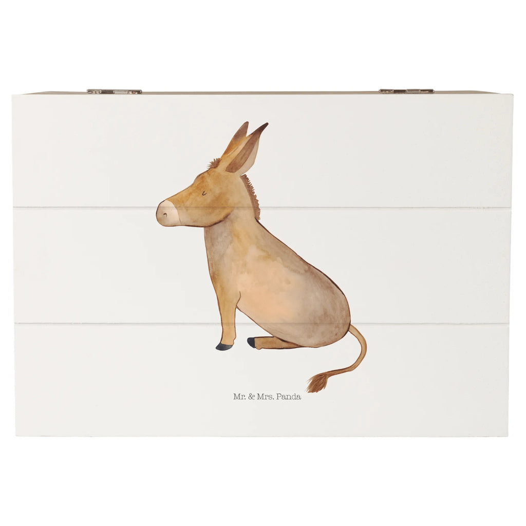 Holzkiste Esel Erinnerungsbox, XXL, Holzkiste, Erinnerungskiste, Schatzkiste, Aufbewahrungsbox, Geschenkdose, Kiste, Dekokiste, Schatulle, Truhe, Geschenkbox, Tiermotive, Gute Laune, lustige Sprüche, Tiere, tapferkeit, Esel, Mut, zuversicht, Lebensziel, Lebensglück, Weisheit, erfolg, Ziel, Lebensmut, positive gedanken