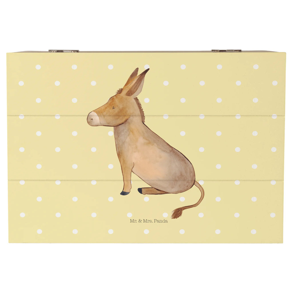 Holzkiste Esel Erinnerungsbox, XXL, Holzkiste, Erinnerungskiste, Schatzkiste, Aufbewahrungsbox, Geschenkdose, Kiste, Dekokiste, Schatulle, Truhe, Geschenkbox, Tiermotive, Gute Laune, lustige Sprüche, Tiere, tapferkeit, Esel, Mut, zuversicht, Lebensziel, Lebensglück, Weisheit, erfolg, Ziel, Lebensmut, positive gedanken