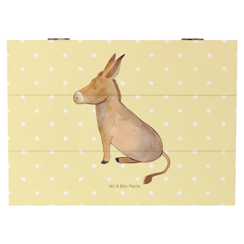 Holzkiste Esel Erinnerungsbox, XXL, Holzkiste, Erinnerungskiste, Schatzkiste, Aufbewahrungsbox, Geschenkdose, Kiste, Dekokiste, Schatulle, Truhe, Geschenkbox, Tiermotive, Gute Laune, lustige Sprüche, Tiere, tapferkeit, Esel, Mut, zuversicht, Lebensziel, Lebensglück, Weisheit, erfolg, Ziel, Lebensmut, positive gedanken