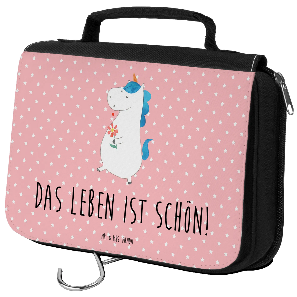 Kosmetyczka Jednorożec spacer hygienetasche, Schminkbeutel, Kulturtasche, badtasche, Necessaire, Waschbeutel, Kulturbeutel, Waschtasche, Kulturbeutel Waschbar, hygienebeutel, beautycase, Toilettentasche, Reisebeutel, Schminktasche, Kosmetiktasche, Unicorn, Einhorn, Einhörner, Einhorn Deko, Mutter, Freundin, Gute Laune, Glitzer, Blumen, Schwester, Motivation, Spaziergang, Freude