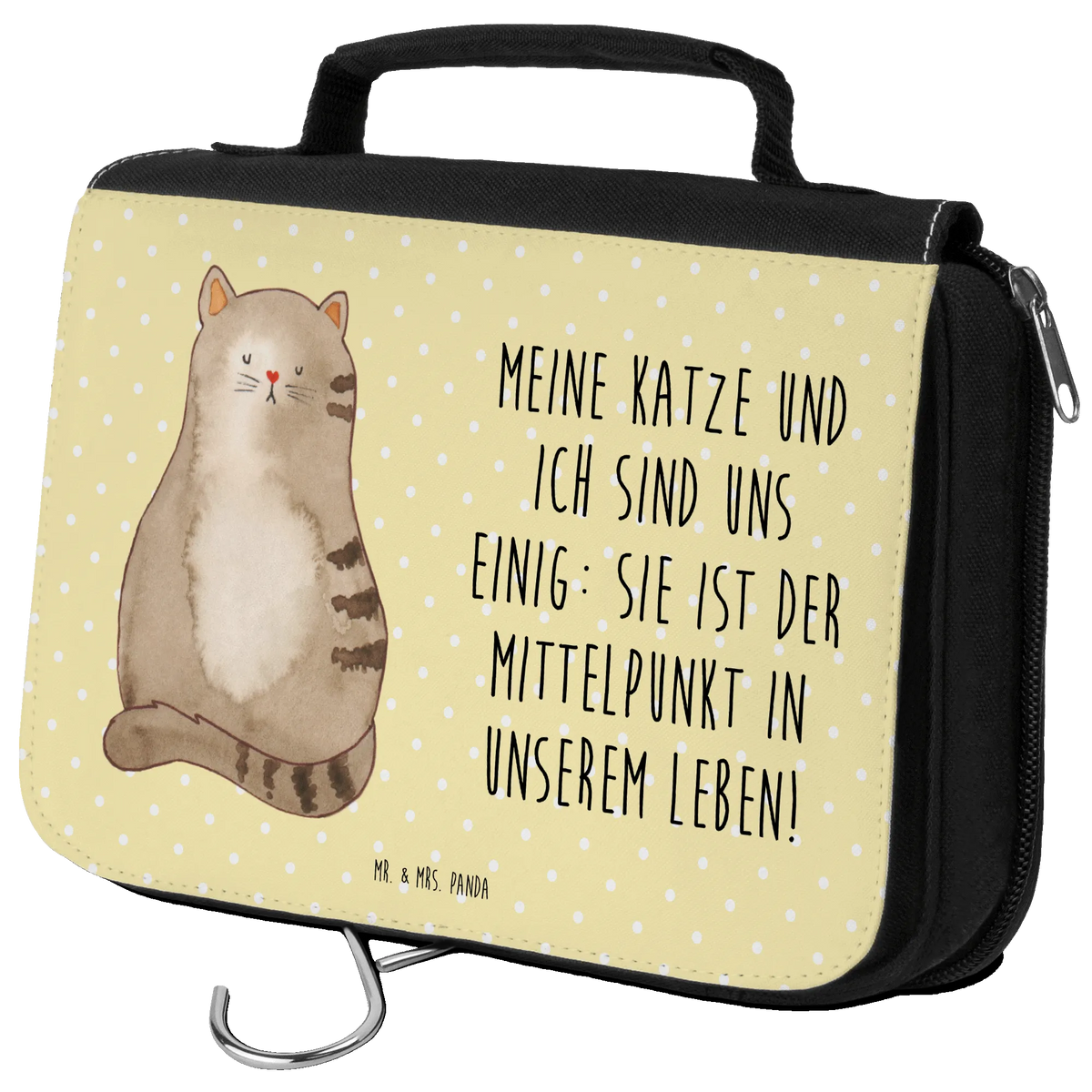 Kosmetyczka kot siedzenie entuzjasta kotów, produkty dla miłośników kotów, produkty dla kotów, motyw kotów, pamiątki z kotami, miłośnik kotów, artykuły dla kotów, dekoracje z kotami, motywy kotów, przyjaciel kotów, akcesoria dla kotów