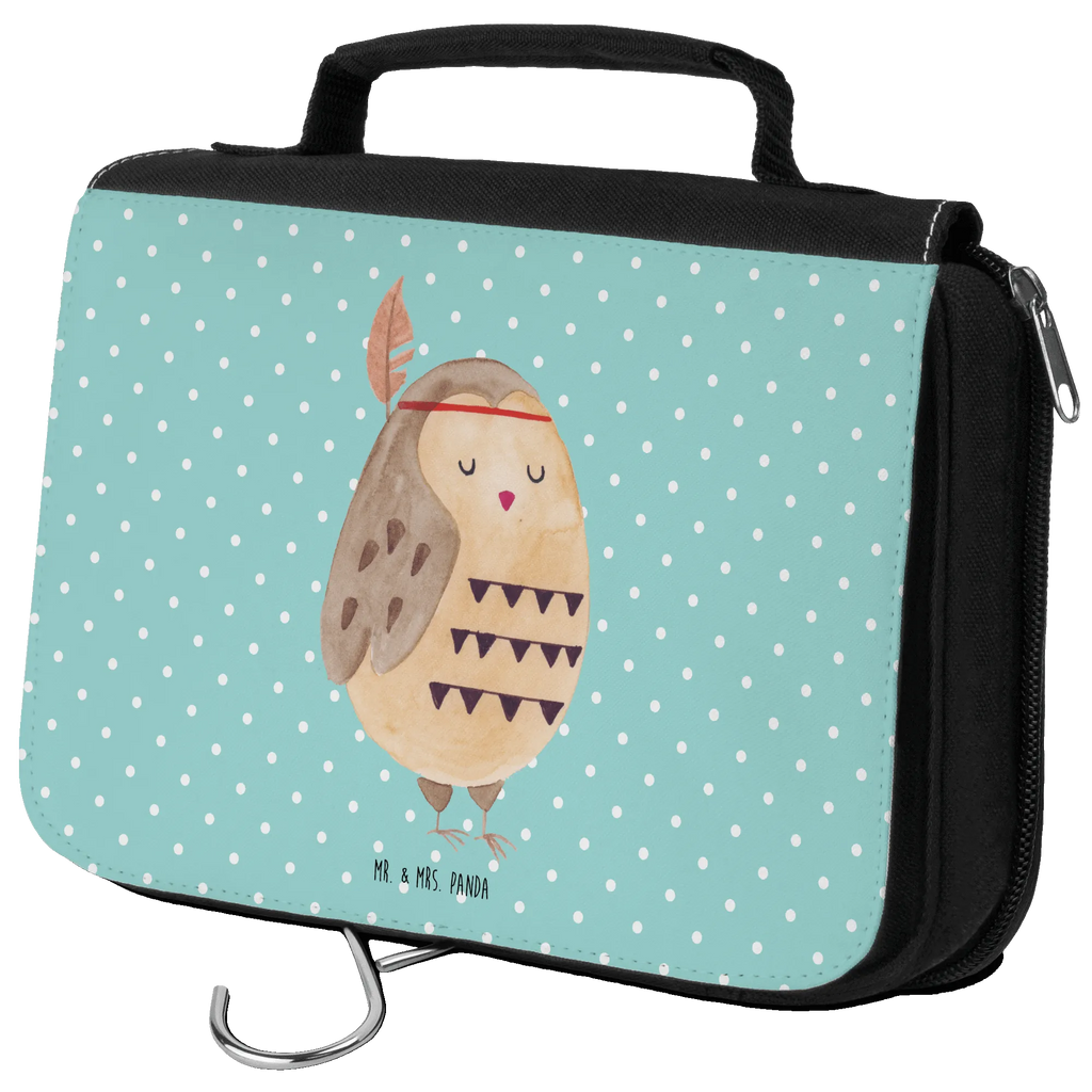 Wash bag Owl feather headdress Ladies, To hang up, Wash bag, Toilet bag, Cosmetic bag, Gentlemen, owl, forest animal, bird, nocturnal, gift ideas, birthday present, illustrated, funny, romantic gift, owl decor, Owl decoration, Feather decoration, Indian saying, Beautiful saying, Life is an adventure, Owl, Travel saying, Decoration