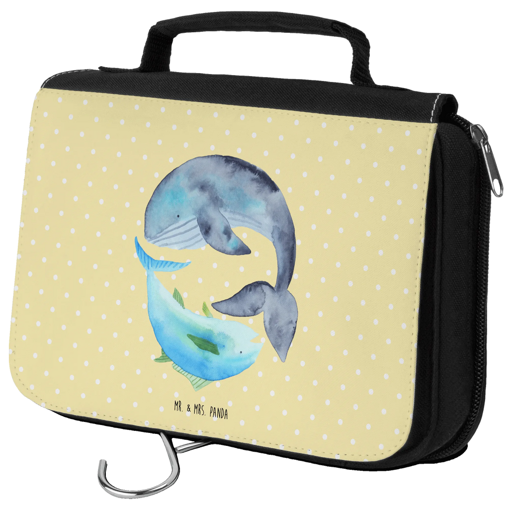 Wash bag whale tuna Gentlemen, Ladies, Toilet bag, Wash bag, Cosmetic bag, To hang up, small animals, cute, funny, cute animal motives, hand drawn, small world, funny sayings, good mood, happy, gifts, gift ideas, special gifts, animal lover, card, flat joke, saying funny, saying of the day, flat joke gift, whale, choice, word joke funny, joke, tuna