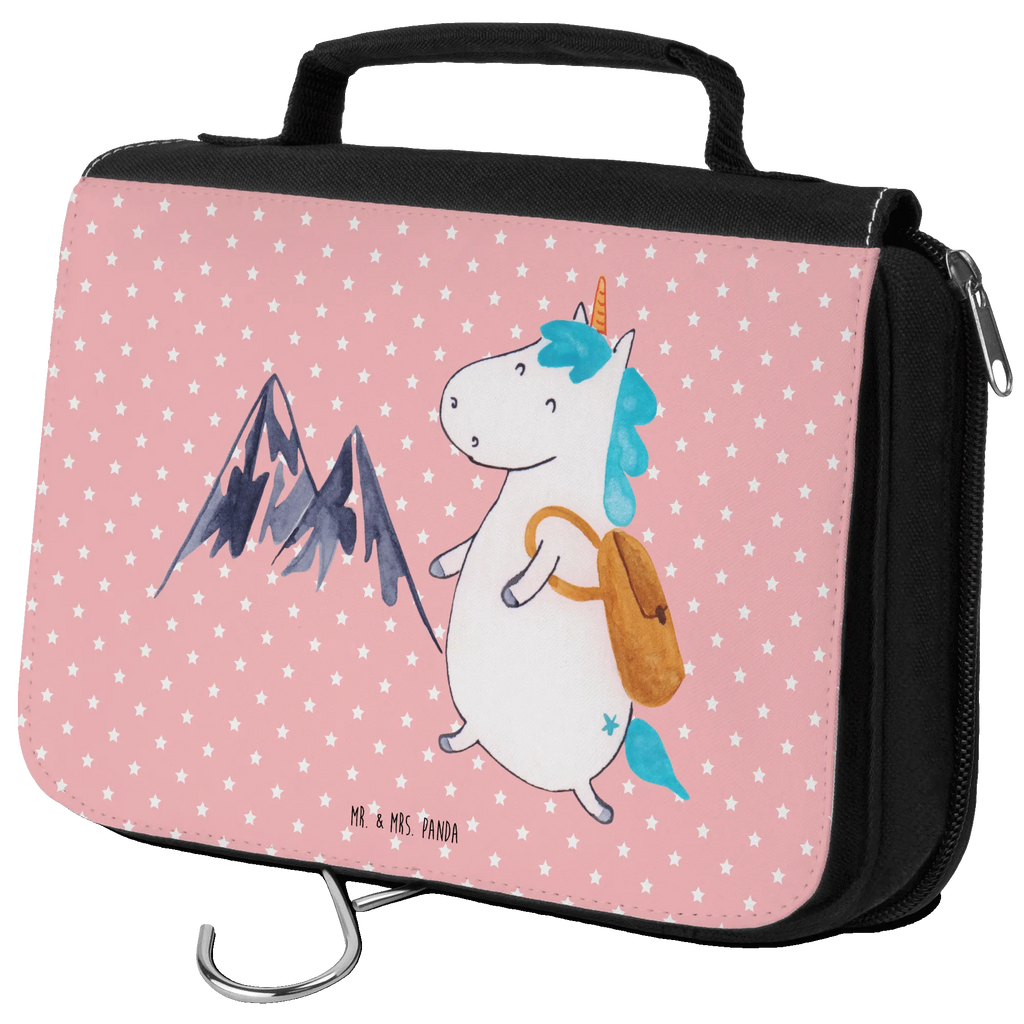 Wash bag unicorn climber To hang up, Cosmetic bag, Wash bag, Gentlemen, Toilet bag, Ladies, unicorn, unicorns, vacation, adventurer, explorer, english, adventure, mountains, world trip, mountaineer, world traveler, Einhorn, travel