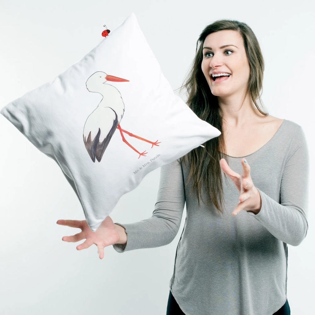 Cushion Stork Sofakissen, Motivkissen, Dekokissen 40x40, Kissenhülle, Dekokissen Sofa, Kopfkissen 40x40, Zierkissen, sofakissen, sitzkissen, Dekokissen, Kissenhülle 40x40, Kissen, Kissen 40x40, Kopfkissen, Kissenbezug 40x40, Sofakissen 40x40, Kissenbezüge, Couchkissen, Kissen 40x40 Waschbar, Tiermotive, Gute Laune, lustige Sprüche, Tiere, Babybauch, Storch, Baby, Störche, Geburt, Schwangerschaft, Mütter, Schwanger, Mutter, Mutter werden
