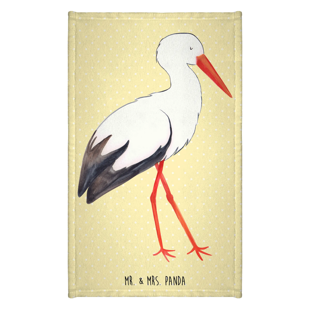 Hand towel Stork children, Towel, big, towels, bath towel, baby, bathroom, small animals, cute, funny, cute animal motives, hand drawn, small world, funny sayings, good mood, happy, gifts, gift ideas, special gifts, animal lover, card, stork, pregnant, becoming a mother, baby bump, mother, birth, pregnancy, mothers