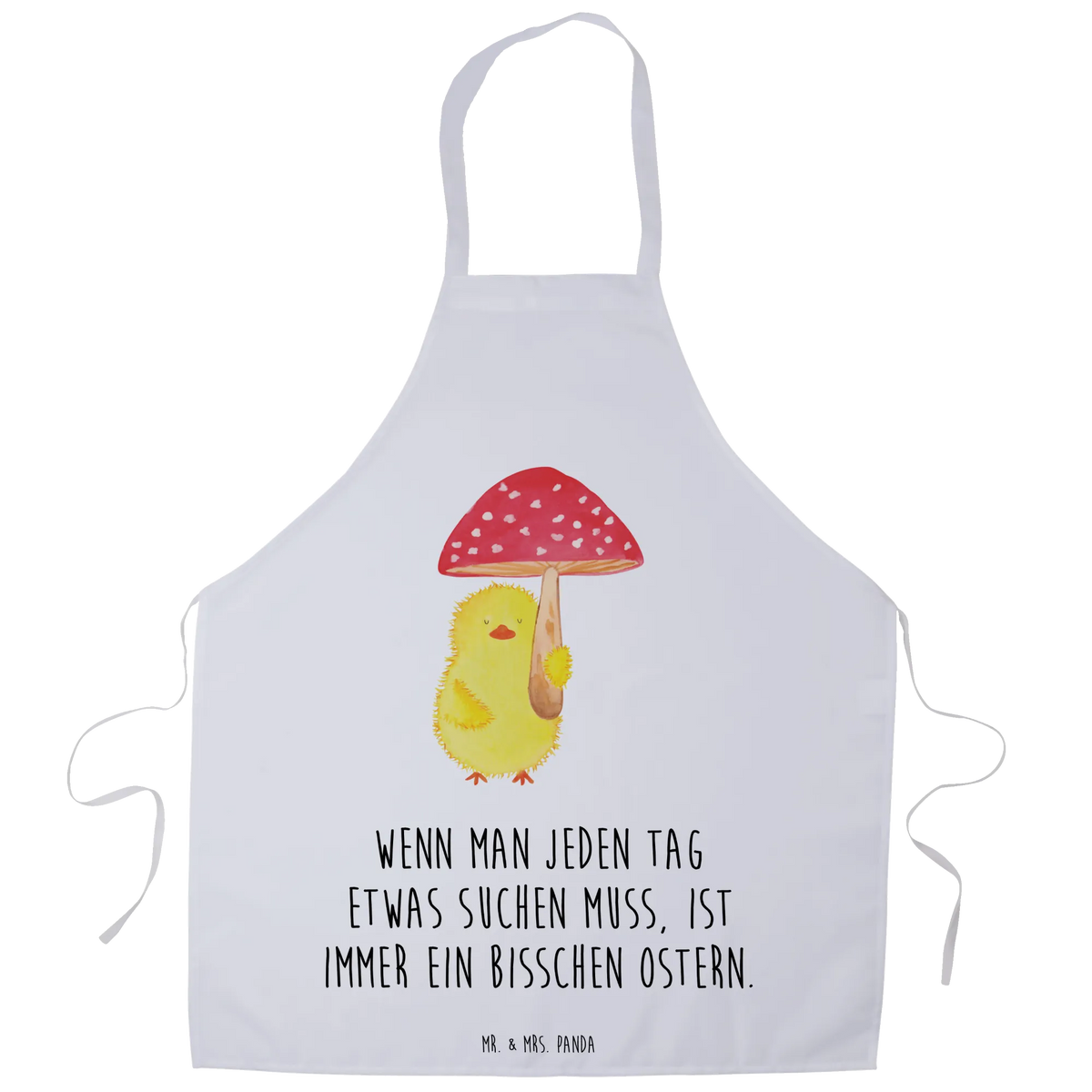 Apron chick toadstool baking, Cooking, apron, kitchen apron, cooking apron, grill apron, baking apron, Easter, Easter bunny, Lucky, Chicks, Toadstool, Easter greetings, Happy Easter