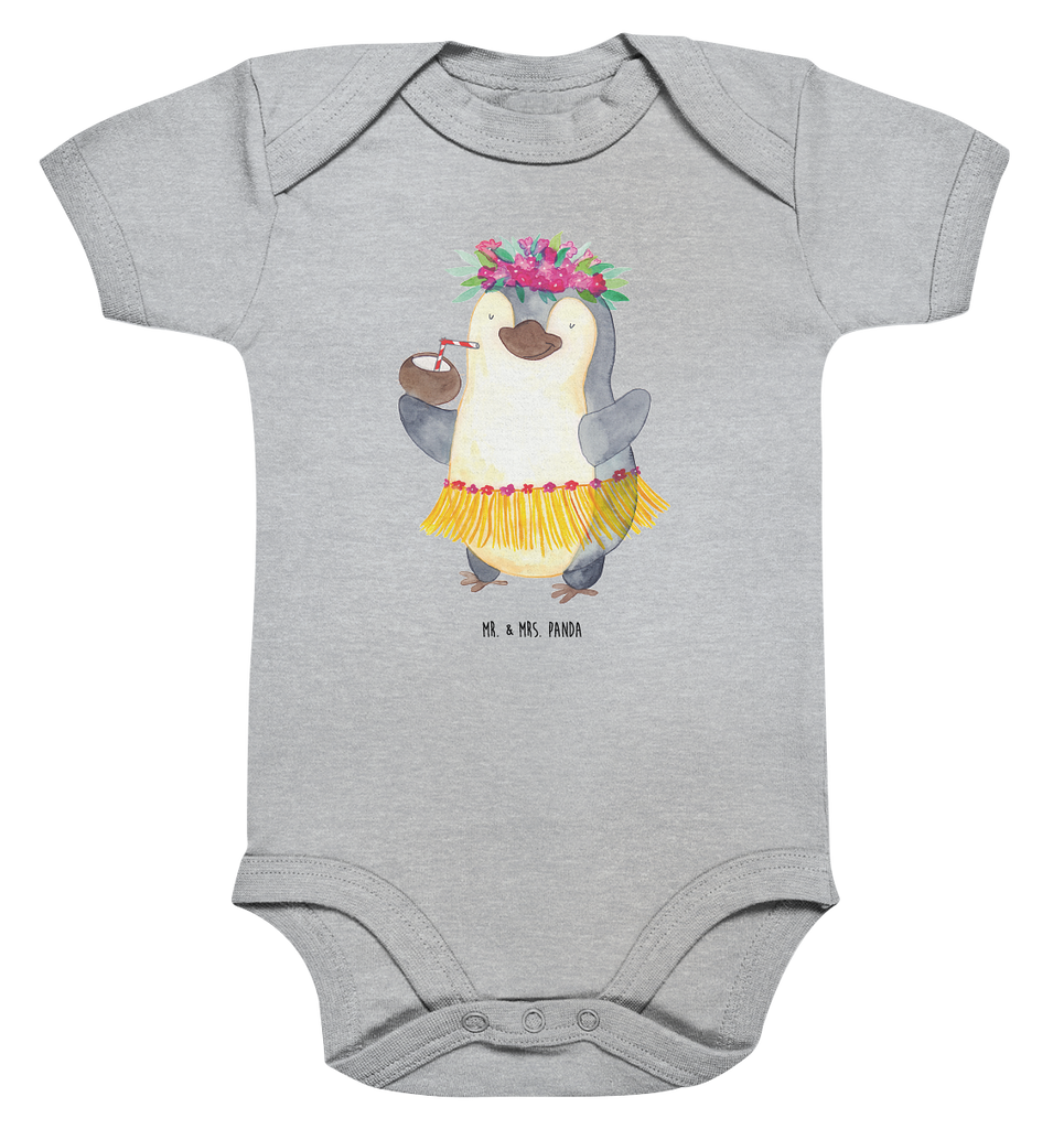 Organic Baby Body Pinguin Kokosnuss Babykleidung, Babystrampler, Strampler, Wickelbody, Baby Erstausstattung, Junge, Mädchen, Pinguin, Aloha, Hawaii, Urlaub, Kokosnuss, Pinguine