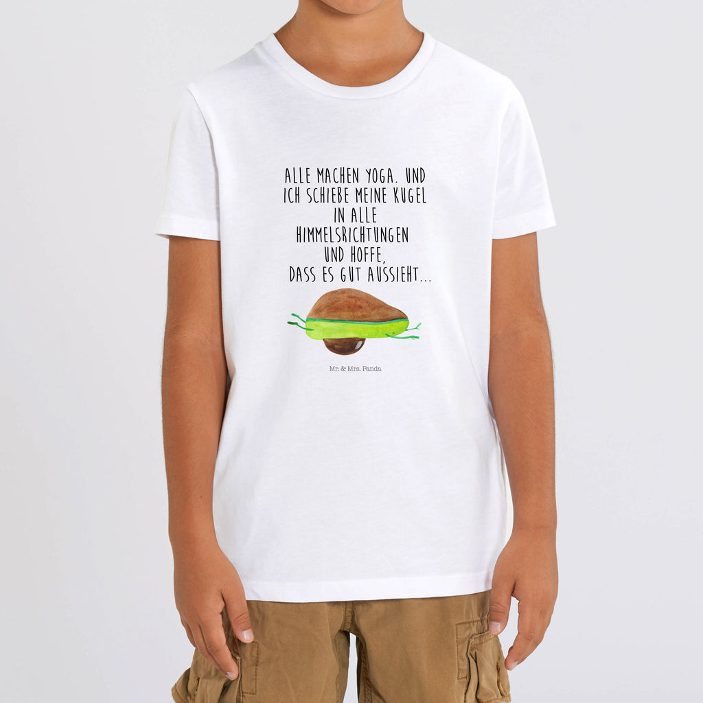 Organic Kinder T-Shirt Avocado Yoga Kinder T-Shirt, Kinder T-Shirt Mädchen, Kinder T-Shirt Jungen, Avocado, Veggie, Vegan, Gesund, Avocado Yoga Vegan