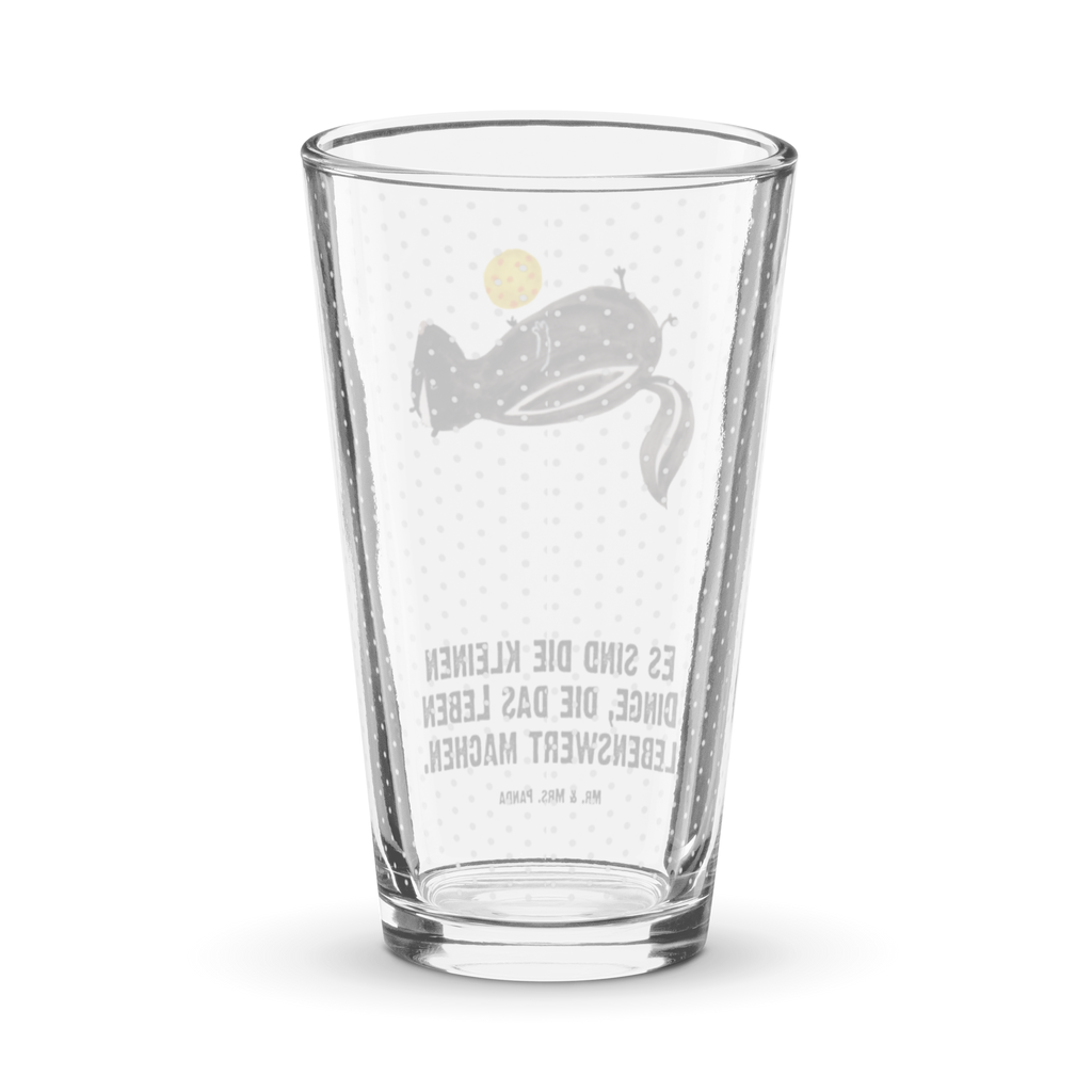 Premium Trinkglas Stinktier Ball Trinkglas, Glas, Pint Glas, Bierglas, Cocktail Glas, Wasserglas, Stinktier, Skunk, Wildtier, Raubtier, Stinker, Stinki, verspielt, Weisheit
