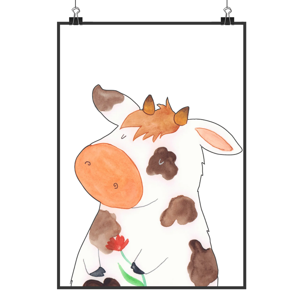 Poster Kuh Handgemaltes Poster, Mr. & Mrs. Panda Poster, Poster, Wanddeko, Wanddekoration, Raumdekoration, Kunstdruck, Bild, Küchenposter, Wanddeko Bild, Designposter, Wandposter, Posterdruck, Kinderposter, Bauernhof, Hoftiere, Landwirt, Landwirtin, Träume, Motivtion, Magie, Kühe, Flausen, Milch, Hof, Kuh, Milchkuh, Spruch