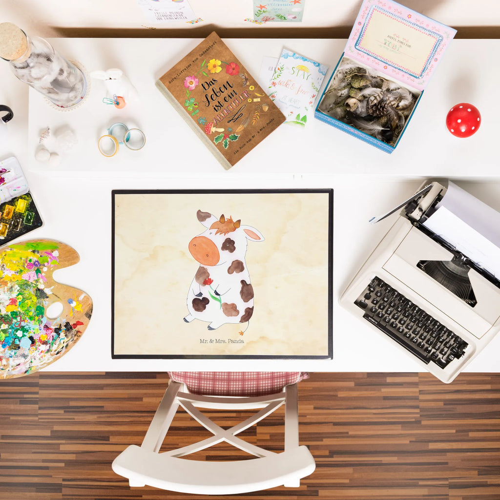 Desk pad Cow desk, girl, underlay, children, office, Desk pad, farm, farm animals, animals, saying, motivtion, magic, nonsense, dreams, milk, dairy cow, yard, cows, cow