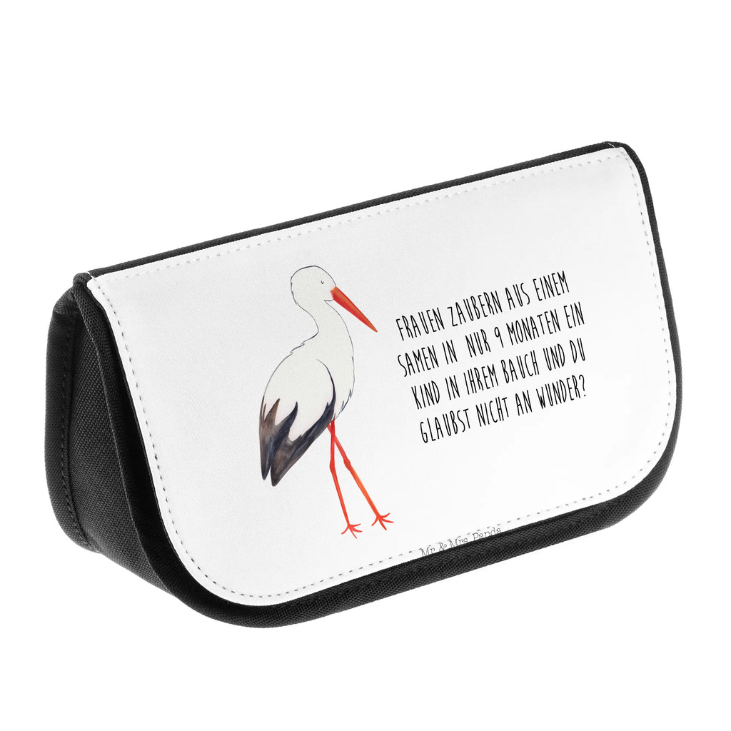 Cosmetics bag Stork Organizer Tasche, beauty tasche, zubehörtasche, toilettenbeutel, Schminkbeutel, Kulturtasche, bad tasche, utensilientasche, kosmetiktäschchen, Reisenecessaires, reise kosmetiktasche, Beautybag, Necessaire, Make-Up Bag, kleines Täschchen, Beauty Bag, Kosmetiktasche, reiseschminktasche, kosmetik beutel, Waschtasche, Schminktäschchen, kulturtäschchen, Toilettentasche, beauty case, hygiene tasche, Waschbeutel, Schminktasche, Kulturbeutel, Lustige Sprüche, Tiere, Tiermotive, Gute Laune, Schwanger, Schwangerschaft, Mutter Werden, Babybauch, Storch, Geburt, Mütter, Baby, Störche, Mutter