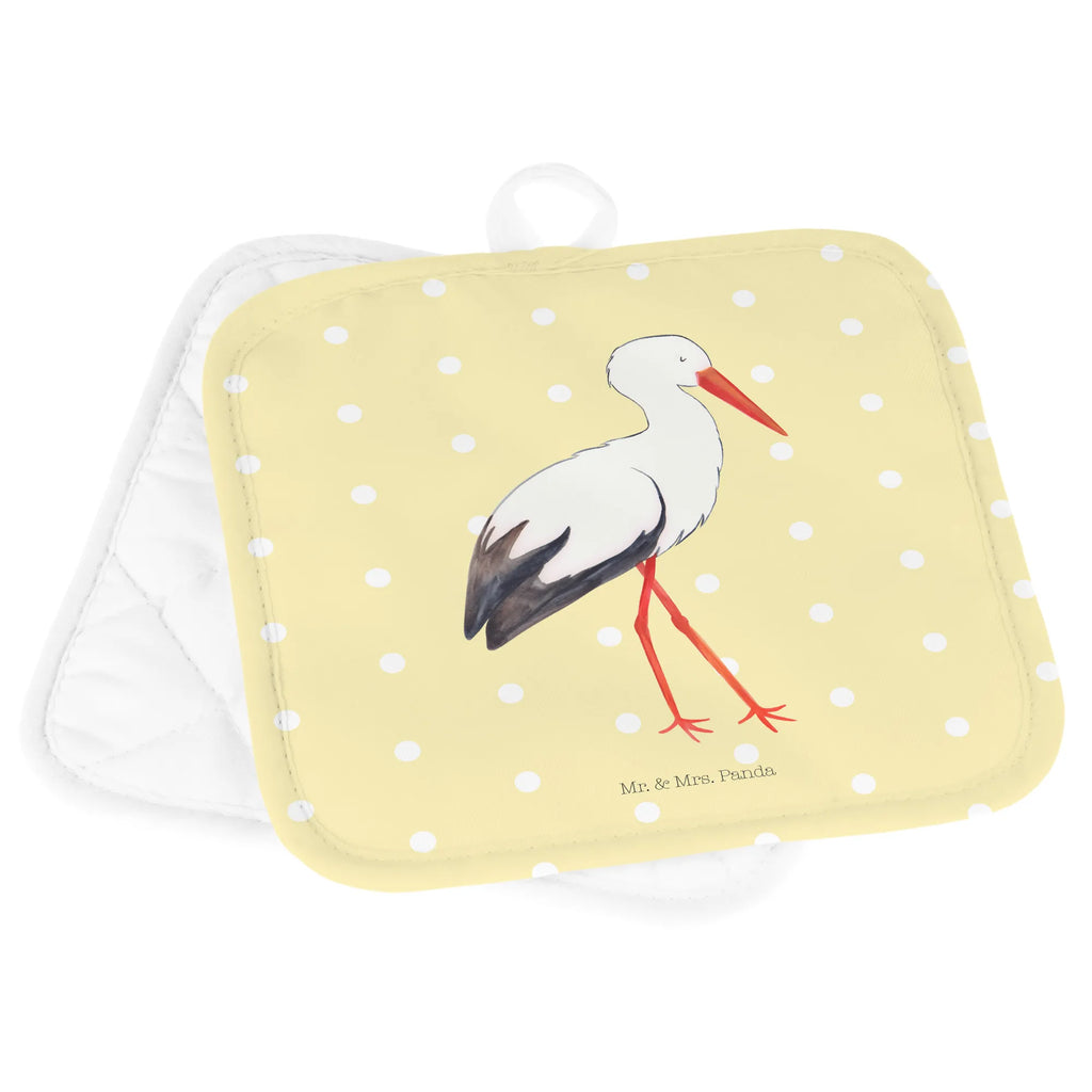 2er Set Topflappen  Storch Topfuntersetzer, topfhalter, Topflappenset, Topflappen, Topfhandschuhe, 2er Set Topflappen, Topflappen 2er Set, Topflappen Set, Tiere, Tiermotive, Gute Laune, Lustige Sprüche, Schwanger, Baby, Geburt, Schwangerschaft, Mutter, Störche, Mutter Werden, Mütter, Babybauch, Storch