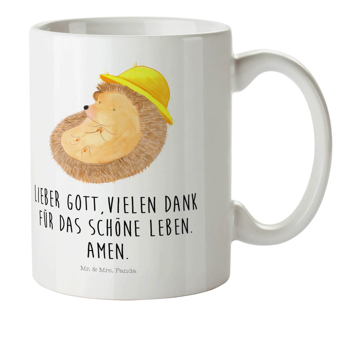 Kindertasse Igel Beten
