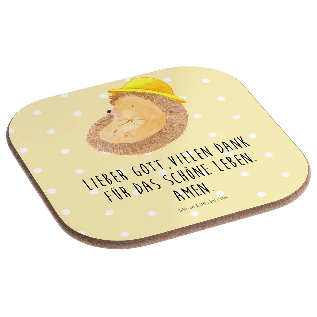Square coaster Hedgehog Pray Tassen Untersetzer, weinflaschenuntersetzer, bieruntersetzer, Teeuntersetzer, Untersetzer für Gläser, Glasuntersetzer, Untersetzer Gläser, Becheruntersetzer, Untersetzer Kaffee, hartfaseruntersetzer, gläseruntersetzer, Tassenuntersetzer, hartfaser untersetzer, Untersetzer Glas, weinuntersetzer, Untersetzer, Flaschenuntersetzer, weinglasuntersetzer, Kaffeeuntersetzer, Getränkeuntersetzer, Untersetzer Tasse, Untersetzer Tee, Tischuntersetzer, Lustige Sprüche, Tiere, Tiermotive, Gute Laune, Amen, Dankbarkeit, Igel mit Hut, Sonnenhut, Dankbar sein, Gott, Leben, Dankbar, Beten, Igel, Genießen