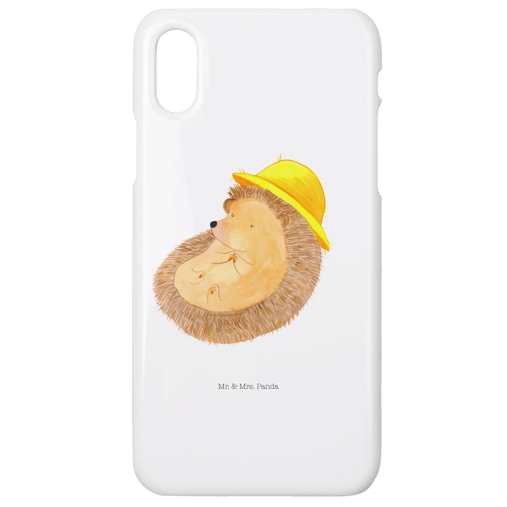 Phone case Hedgehog Pray cover, mobile phone, Iphone X, case, Iphone 10, mobile phone case, mobile cover, small animals, cute, funny, cute animal motives, hand drawn, small world, funny sayings, good mood, happy, gifts, gift ideas, special gifts, animal lover, card, pray, gratitude, Amen, enjoy, life, God, be grateful, hedgehog with hat, hedgehog, sun hat