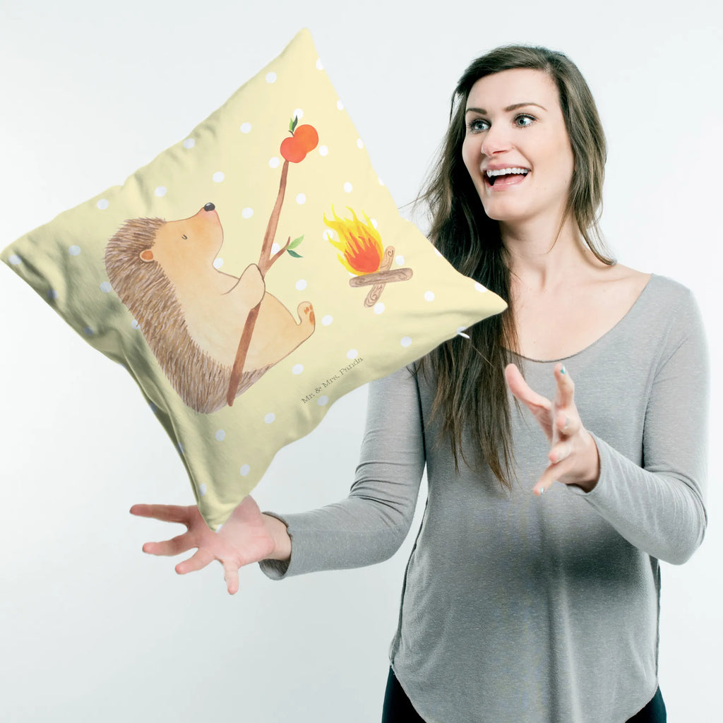 Cushion Hedgehog grilling pad, 40x40, Pillow, bedroom, soft, couch, cushion, sofa, pillow case, settee, fluffy, 40 x 40, pillows, bed, small animals, cute, funny, cute animal motives, hand drawn, small world, funny sayings, good mood, happy, gifts, gift ideas, special gifts, animal lover, card, motivation, hedgehog, saying, meaning of life, goals, barbecue, unemployed