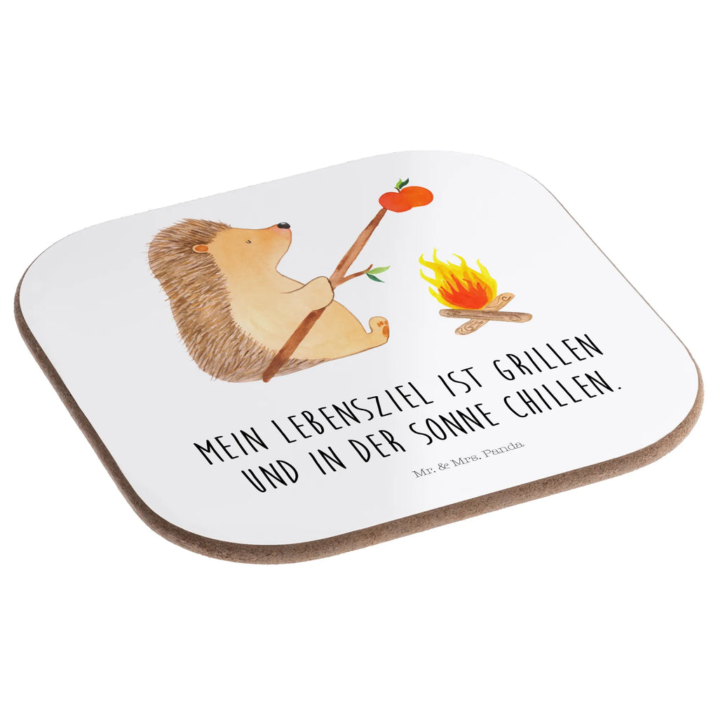 Square coaster Hedgehog grilling Getränkeuntersetzer, Glasuntersetzer, Untersetzer aus Holz, Untersetzer Design, Holzuntersetzer, Korkuntersetzer, Untersetzer Holz, Untersetzer für Gläser, Untersetzer, Untersetzer Gläser, Tassen Untersetzer, Bierdeckel, Tiermotive, Gute Laune, lustige Sprüche, Tiere, arbeitslos, Motivation, Ziele, Spruch, Grillen, Sinn des Lebens, Igel