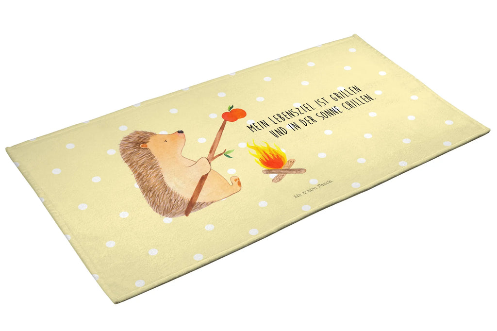 Hand towel Hedgehog grilling baby, children, big, towels, bathroom, bath towel, Towel, small animals, cute, funny, cute animal motives, hand drawn, small world, funny sayings, good mood, happy, gifts, gift ideas, special gifts, animal lover, card, meaning of life, saying, motivation, goals, barbecue, unemployed, hedgehog