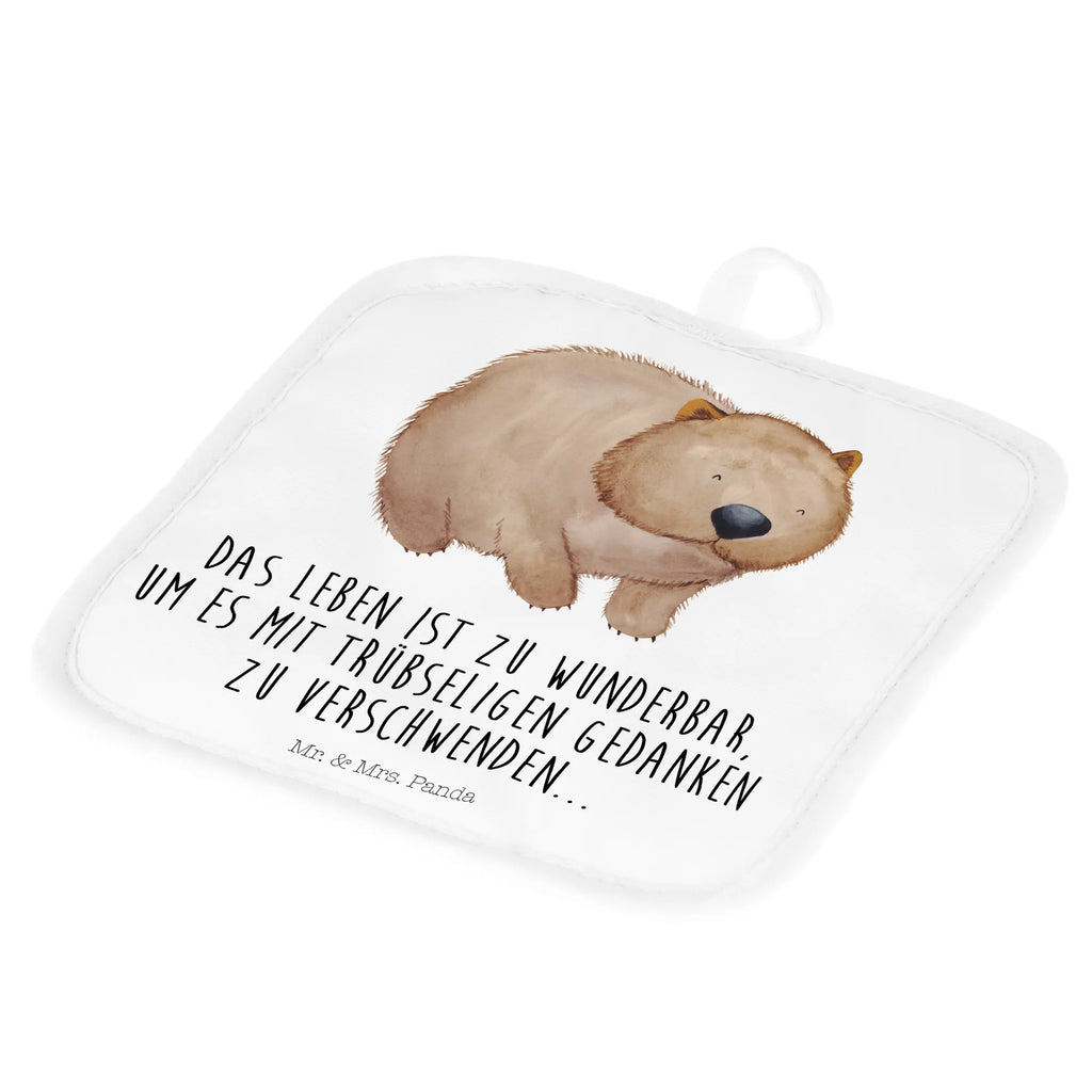 2er Set Topflappen  Wombat Ofenhandschuh, Topflappen 2er Set, Topflappen, Topflappenset, Topfuntersetzer, Topflappen lustig, Topflappen mit Spruch, Topfhandschuh, Topfhandschuhe, Schöne Topflappen, Ofenhandschuhe, Topflappen Set, Tiermotive, Gute Laune, lustige Sprüche, Tiere, Wombat, Spruch, Australien, Motivation, Das Leben ist schön