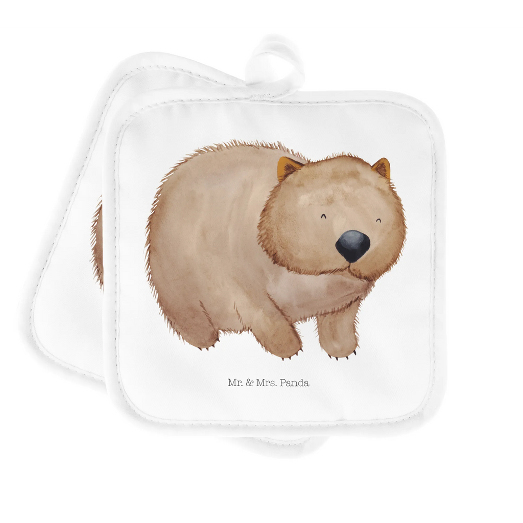 2er Set Topflappen  Wombat Ofenhandschuh, Topflappen 2er Set, Topflappen, Topflappenset, Topfuntersetzer, Topflappen lustig, Topflappen mit Spruch, Topfhandschuh, Topfhandschuhe, Schöne Topflappen, Ofenhandschuhe, Topflappen Set, Tiermotive, Gute Laune, lustige Sprüche, Tiere, Wombat, Spruch, Australien, Motivation, Das Leben ist schön