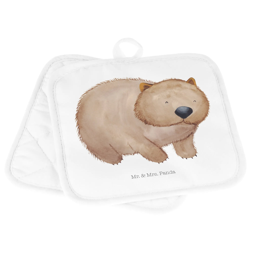 2er Set Topflappen  Wombat Ofenhandschuh, Topflappen 2er Set, Topflappen, Topflappenset, Topfuntersetzer, Topflappen lustig, Topflappen mit Spruch, Topfhandschuh, Topfhandschuhe, Schöne Topflappen, Ofenhandschuhe, Topflappen Set, Tiermotive, Gute Laune, lustige Sprüche, Tiere, Wombat, Spruch, Australien, Motivation, Das Leben ist schön