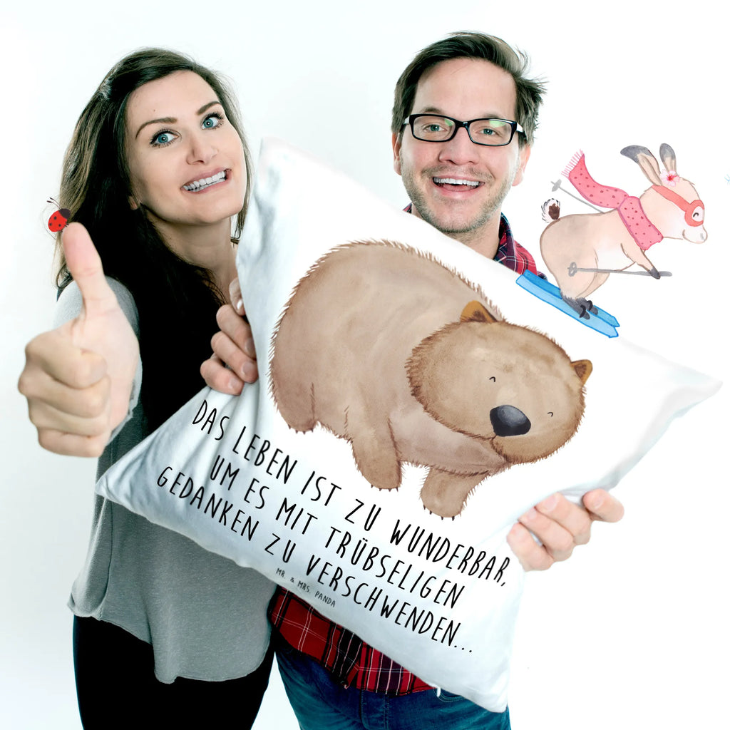 Cushion Wombat Sofakissen, Kissen 40x40, sofakissen, Kissenhülle, Dekokissen, Kopfkissen, Sofakissen 40x40, Dekokissen 40x40, Kopfkissen 40x40, Kissenhülle 40x40, Couchkissen, Motivkissen, Kissen, sitzkissen, Zierkissen, Kissen 40x40 Waschbar, Kissenbezug 40x40, Kissenbezüge, Dekokissen Sofa, Tiermotive, Gute Laune, lustige Sprüche, Tiere, Wombat, Motivation, Das Leben ist schön, Spruch, Australien