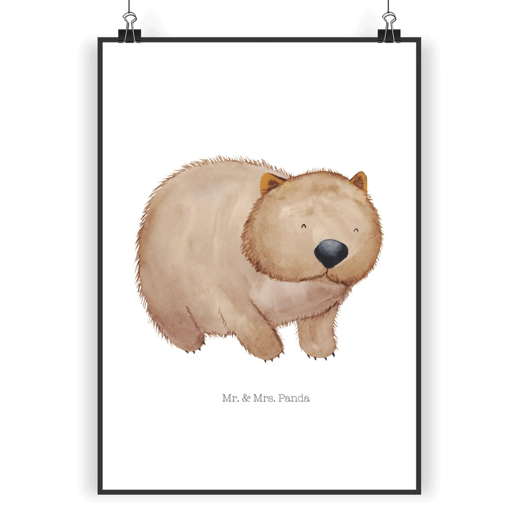 Poster Wombat Posterdruck, Designposter, Wandposter, Kunstdruck, Wanddeko Bild, kunstdruck poster, Bild, Plakat, Wandschmuck, kunst für die wand, grafikposter, wanddeko, Wandbild, Wanddekoration, drucke, Poster, wanddruck, Bild für Wand, kunstposter, Mr. & Mrs. Panda Poster, wandkunst, Deko Bild, Gute Laune, Tiere, Tiermotive, Lustige Sprüche, Australien, Spruch, Das Leben Ist schön, Wombat, Motivation