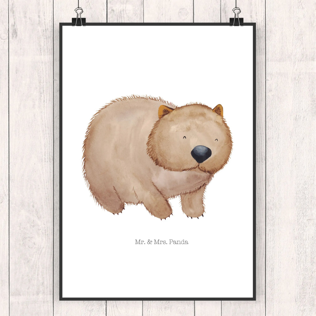 Poster Wombat Posterdruck, Designposter, Wandposter, Kunstdruck, Wanddeko Bild, kunstdruck poster, Bild, Plakat, Wandschmuck, kunst für die wand, grafikposter, wanddeko, Wandbild, Wanddekoration, drucke, Poster, wanddruck, Bild für Wand, kunstposter, Mr. & Mrs. Panda Poster, wandkunst, Deko Bild, Gute Laune, Tiere, Tiermotive, Lustige Sprüche, Australien, Spruch, Das Leben Ist schön, Wombat, Motivation