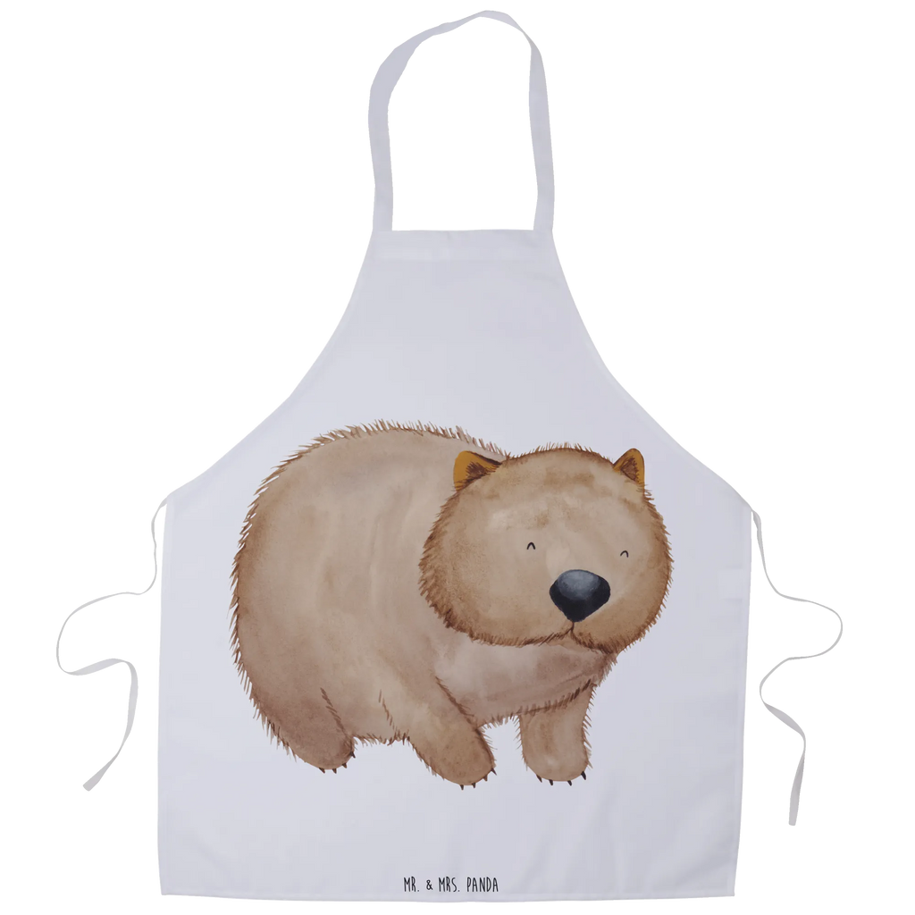 Apron Wombat cooking apron, baking, Cooking, baking apron, kitchen apron, grill apron, apron, small animals, cute, funny, cute animal motives, hand drawn, small world, funny sayings, good mood, happy, gifts, gift ideas, special gifts, animal lover, card, saying, Wombat, Australia, life is beautiful, motivation