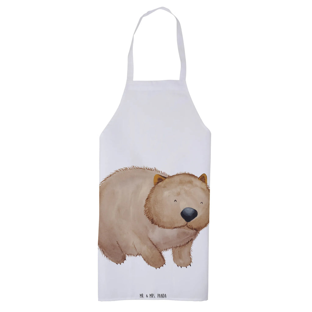 Apron Wombat cooking apron, baking, Cooking, baking apron, kitchen apron, grill apron, apron, small animals, cute, funny, cute animal motives, hand drawn, small world, funny sayings, good mood, happy, gifts, gift ideas, special gifts, animal lover, card, saying, Wombat, Australia, life is beautiful, motivation
