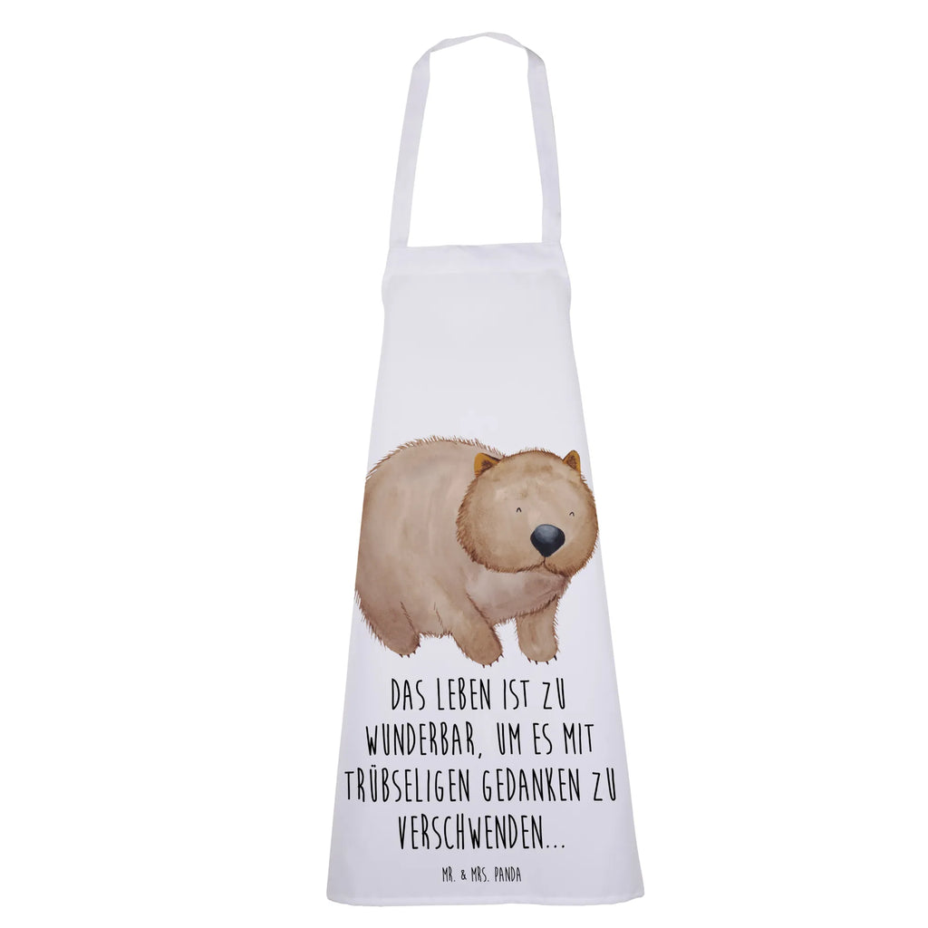 Apron Wombat cooking apron, baking, Cooking, baking apron, kitchen apron, grill apron, apron, small animals, cute, funny, cute animal motives, hand drawn, small world, funny sayings, good mood, happy, gifts, gift ideas, special gifts, animal lover, card, saying, Wombat, Australia, life is beautiful, motivation