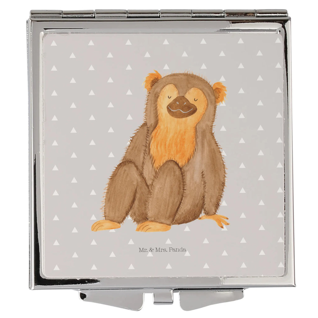Handbag mirror Monkey Taschen-Kosmetikspiegel, Klappbarer Handspiegel, Klappspiegel, Kosmetikspiegel Klein, Handspiegel Für Damen, Spiegel Für Schminktasche, Reise Spiegel, Spiegel Für Handtasche, Spiegel Für Unterwegs, Handspiegel Mit Hülle, Handspiegel Zum Mitnehmen, Design Taschenspiegel, Handtaschenspiegel, Taschenspiegel, Quadratischer Handspiegel, Handspiegel Geschenkidee, Kompaktspiegel, Deko Handspiegel, Spiegel Für Make-Up Tasche, Mini Spiegel, Silber, Runder Taschenspiegel, Schminkspiegel To Go, Schminkspiegel Kompakt, Klappbarer Taschenspiegel, Tragbarer Spiegel, Vintage Kompaktspiegel, Wildtiere, Afrika, Respekt, Äffchen, Affe, Affen, Selfcare, Selbstachtung, Liebe, Selbstliebe, Motivation, Selbstbewusstsein