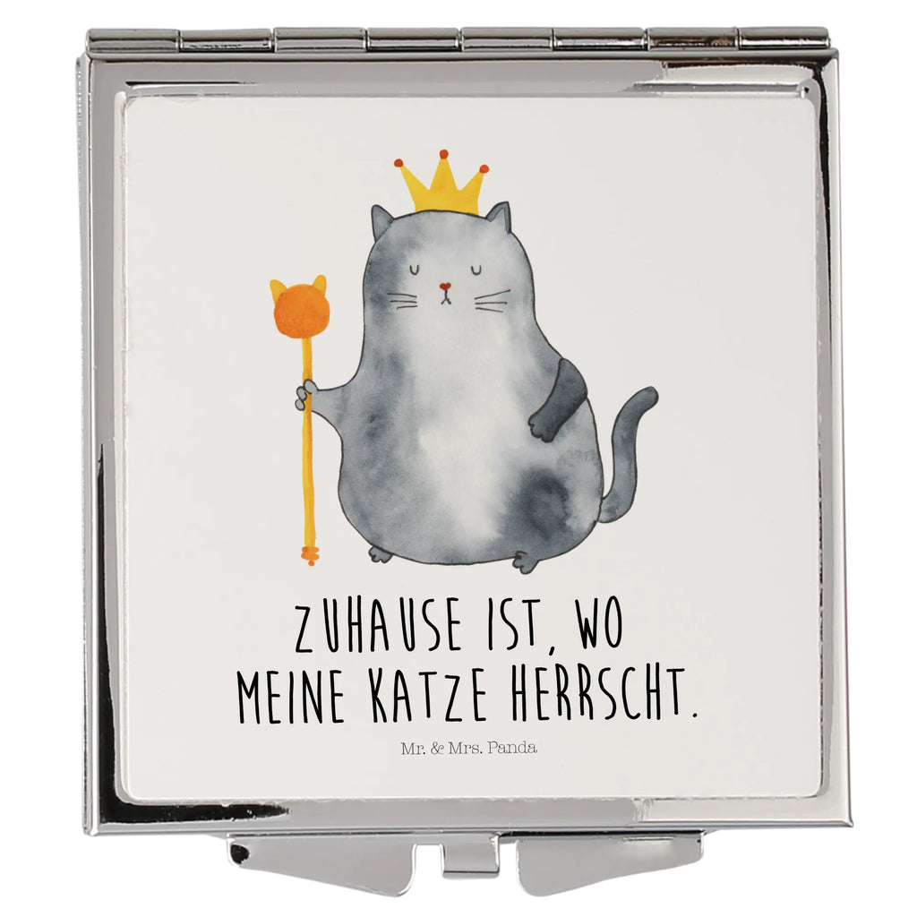 Kwadratowe lusterko do torebki kot Król Klappspiegel, Handspiegel Für Damen, Schminkspiegel Kompakt, Vintage Kompaktspiegel, Taschen-Kosmetikspiegel, Silber, Spiegel Für Unterwegs, Klappbarer Taschenspiegel, Tragbarer Spiegel, Spiegel Für Schminktasche, Spiegel Für Handtasche, Quadratischer Handspiegel, Mini Spiegel, Kompaktspiegel, Handspiegel Mit Hülle, Design Taschenspiegel, Handspiegel Geschenkidee, Handtaschenspiegel, Klappbarer Handspiegel, Reise Spiegel, Deko Handspiegel, Spiegel Für Make-Up Tasche, Schminkspiegel To Go, Handspiegel Zum Mitnehmen, Runder Taschenspiegel, Taschenspiegel, Kosmetikspiegel Klein, Katzensouvenirs, Katzenliebhaberprodukte, Katzenmotive, Katzenliebhaber, Katzenprodukte, Katzenfreund, Katzenartikel, Katze, Katzendeko, Katzenaccessoires, Katzenmotiv, Katzenfan, Erste Eigenen Wohnung, Mietzhaus, Kater, Einzug, Cats, Umzug, Katzenbesitzerin, Cat, Queen, Katzen, Königin, Familie, Mietze, Haustier, Katzenhalter, Wohnung, König
