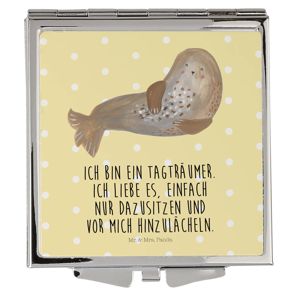 Handbag mirror seal Laugh Mini Spiegel, Taschen-Kosmetikspiegel, Klappspiegel, Kosmetikspiegel Klein, Handspiegel Geschenkidee, Kompaktspiegel, Handspiegel Für Damen, Tragbarer Spiegel, Taschenspiegel, Handspiegel Zum Mitnehmen, Spiegel Für Schminktasche, Reise Spiegel, Klappbarer Taschenspiegel, Spiegel Für Unterwegs, Spiegel Für Handtasche, Silber, Spiegel Für Make-Up Tasche, Quadratischer Handspiegel, Vintage Kompaktspiegel, Deko Handspiegel, Runder Taschenspiegel, Handtaschenspiegel, Schminkspiegel To Go, Klappbarer Handspiegel, Schminkspiegel Kompakt, Design Taschenspiegel, Handspiegel Mit Hülle, Lustige Sprüche, Gute Laune, Tiermotive, Tiere, Strand, Meerestier, Robbe, Seehund, Ostsee, Robben, Nordsee