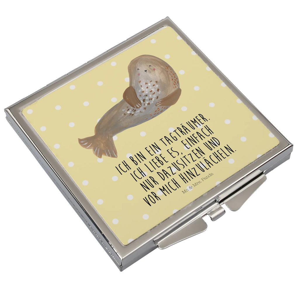 Handbag mirror seal Laugh Mini Spiegel, Taschen-Kosmetikspiegel, Klappspiegel, Kosmetikspiegel Klein, Handspiegel Geschenkidee, Kompaktspiegel, Handspiegel Für Damen, Tragbarer Spiegel, Taschenspiegel, Handspiegel Zum Mitnehmen, Spiegel Für Schminktasche, Reise Spiegel, Klappbarer Taschenspiegel, Spiegel Für Unterwegs, Spiegel Für Handtasche, Silber, Spiegel Für Make-Up Tasche, Quadratischer Handspiegel, Vintage Kompaktspiegel, Deko Handspiegel, Runder Taschenspiegel, Handtaschenspiegel, Schminkspiegel To Go, Klappbarer Handspiegel, Schminkspiegel Kompakt, Design Taschenspiegel, Handspiegel Mit Hülle, Lustige Sprüche, Gute Laune, Tiermotive, Tiere, Strand, Meerestier, Robbe, Seehund, Ostsee, Robben, Nordsee