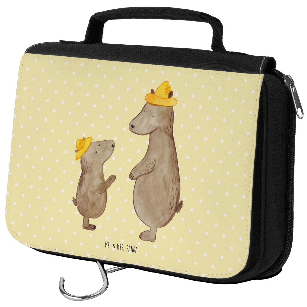 Wash bag Bears with hats Toilettentasche, Schminkbeutel, Kulturbeutel Waschbar, Waschbeutel, Waschtasche, hygienebeutel, Kosmetiktasche, Kulturbeutel, Kulturtasche, badtasche, Schminktasche, Necessaire, hygienetasche, Reisebeutel, beautycase, Muttertag, Vatertag, Mama, Papa, Oma, Opa, Familie, Schwester, Bruder, Paps, Vater, Vater-Sohn, Kind, Dad, Lieblingsmensch, Söhne, Kinder, Vorbild, Bär, Family, Papi, Daddy, Bären, Sohn