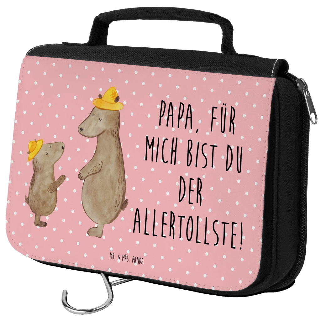 Wash bag Bears with hats Toilettentasche, Schminkbeutel, Kulturbeutel Waschbar, Waschbeutel, Waschtasche, hygienebeutel, Kosmetiktasche, Kulturbeutel, Kulturtasche, badtasche, Schminktasche, Necessaire, hygienetasche, Reisebeutel, beautycase, Muttertag, Vatertag, Mama, Papa, Oma, Opa, Familie, Schwester, Bruder, Paps, Vater, Vater-Sohn, Kind, Dad, Lieblingsmensch, Söhne, Kinder, Vorbild, Bär, Family, Papi, Daddy, Bären, Sohn