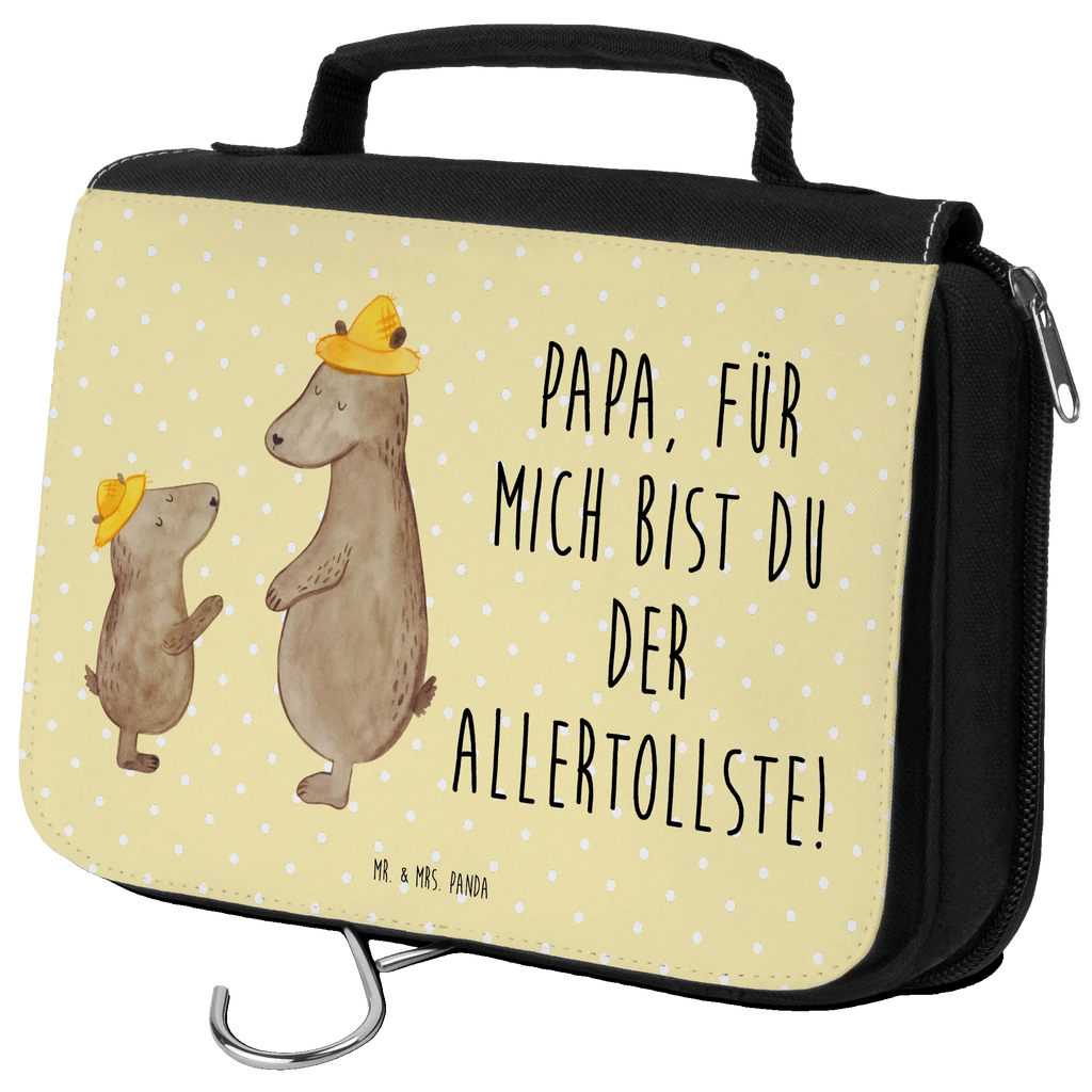 Wash bag Bears with hats Toilettentasche, Schminkbeutel, Kulturbeutel Waschbar, Waschbeutel, Waschtasche, hygienebeutel, Kosmetiktasche, Kulturbeutel, Kulturtasche, badtasche, Schminktasche, Necessaire, hygienetasche, Reisebeutel, beautycase, Muttertag, Vatertag, Mama, Papa, Oma, Opa, Familie, Schwester, Bruder, Paps, Vater, Vater-Sohn, Kind, Dad, Lieblingsmensch, Söhne, Kinder, Vorbild, Bär, Family, Papi, Daddy, Bären, Sohn