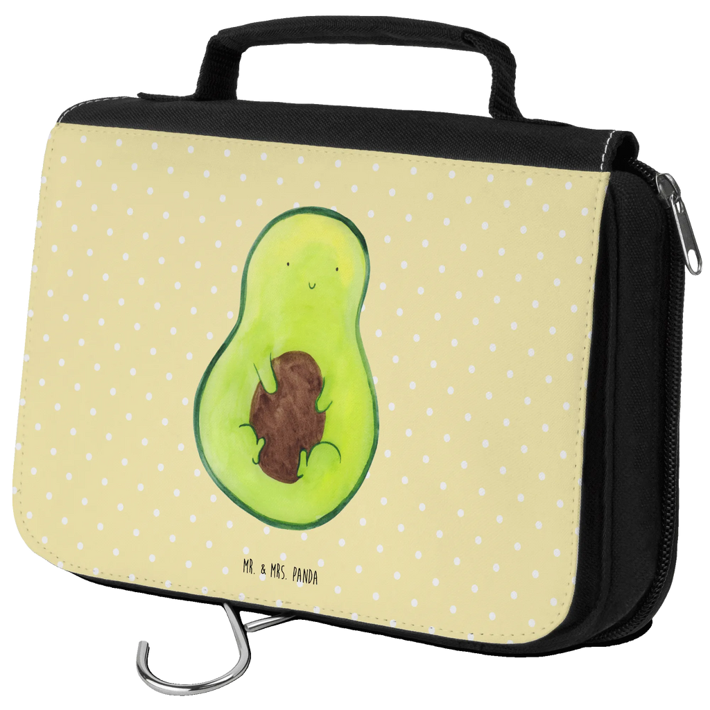 Wash bag avocado core Kulturtasche, hygienebeutel, Reisebeutel, Toilettentasche, Kosmetiktasche, Kulturbeutel, Necessaire, Schminktasche, hygienetasche, Schminkbeutel, Kulturbeutel Waschbar, Waschbeutel, Waschtasche, beautycase, badtasche, Vegan, Veggie, Avocado, Gesund, Pflanze, Avocadokern, Kern, Spruch Leben, Avokado