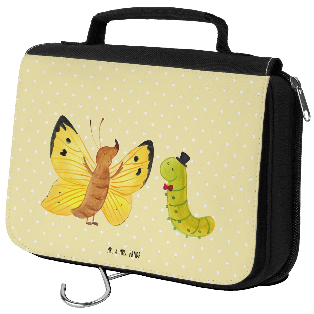 Wash bag Caterpillar butterfly Toilettentasche, Waschbeutel, badtasche, Schminkbeutel, hygienetasche, Reisebeutel, Waschtasche, Schminktasche, Necessaire, beautycase, Kulturbeutel Waschbar, Kosmetiktasche, Kulturbeutel, hygienebeutel, Kulturtasche, Lustige Sprüche, Tiere, Tiermotive, Gute Laune, Kokon, Raupe, Aufwachsen, Zitronenfalter, Schönheit, Erwachsen Werden, Entwicklung, Schmetterling, Hut, Hütchen