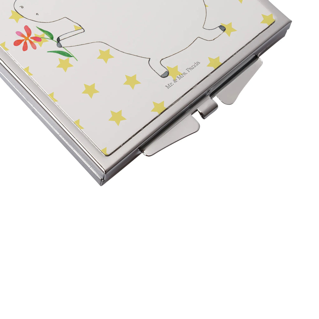 Handbag mirror unicorn flower make up, handbag, make-up mirror, mirror, silver, square, unicorn, unicorns, couple, love, marriage application, proof of love, partner, flower, engagement, request