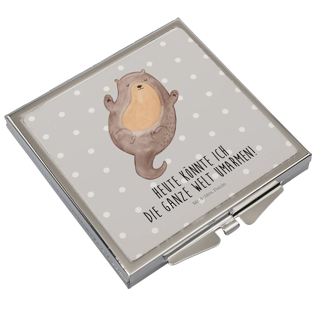 Handtaschenspiegel quadratisch Otter Umarmen Handspiegel Für Damen, Reise Spiegel, Klappbarer Handspiegel, Tragbarer Spiegel, Schminkspiegel To Go, Schminkspiegel Kompakt, Handtaschenspiegel, Spiegel Für Unterwegs, Handspiegel Zum Mitnehmen, Taschen-Kosmetikspiegel, Kompaktspiegel, Silber, Klappspiegel, Spiegel Für Schminktasche, Mini Spiegel, Runder Taschenspiegel, Kosmetikspiegel Klein, Klappbarer Taschenspiegel, Handspiegel Mit Hülle, Design Taschenspiegel, Quadratischer Handspiegel, Handspiegel Geschenkidee, Deko Handspiegel, Vintage Kompaktspiegel, Taschenspiegel, Spiegel Für Handtasche, Spiegel Für Make-Up Tasche, Otter, Fischotter, Seeotter, Otter Seeotter See Otter