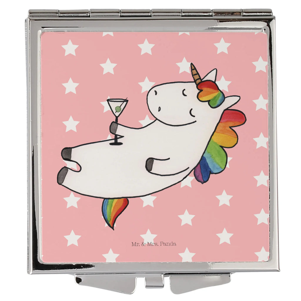 Handbag mirror unicorn cocktail mirror, make-up mirror, handbag, make up, silver, square, unicorn, unicorns, birthday, girlfriend present, party, fun, rum, caipirinha, champagne, girlfriend gift, celebrating