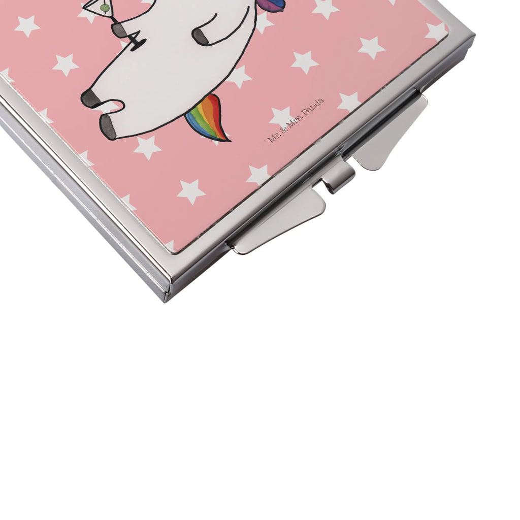 Handbag mirror unicorn cocktail mirror, make-up mirror, handbag, make up, silver, square, unicorn, unicorns, birthday, girlfriend present, party, fun, rum, caipirinha, champagne, girlfriend gift, celebrating