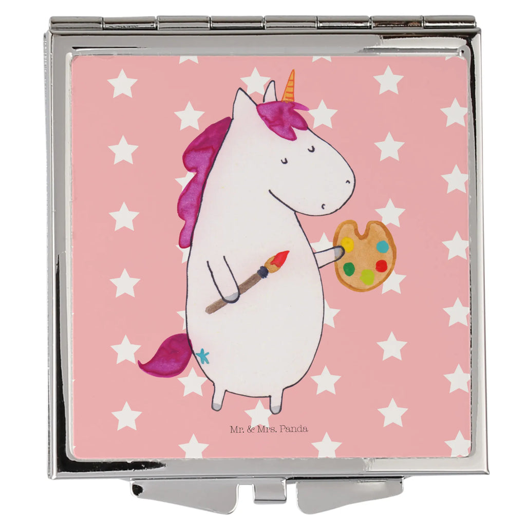 Handtaschenspiegel quadratisch Einhorn Künstler Vintage Kompaktspiegel, Tragbarer Spiegel, Handspiegel Mit Hülle, Klappbarer Handspiegel, Reise Spiegel, Quadratischer Handspiegel, Silber, Klappspiegel, Mini Spiegel, Spiegel Für Schminktasche, Handspiegel Zum Mitnehmen, Schminkspiegel Kompakt, Handspiegel Für Damen, Design Taschenspiegel, Schminkspiegel To Go, Spiegel Für Unterwegs, Taschen-Kosmetikspiegel, Spiegel Für Handtasche, Kompaktspiegel, Handtaschenspiegel, Handspiegel Geschenkidee, Spiegel Für Make-Up Tasche, Runder Taschenspiegel, Klappbarer Taschenspiegel, Deko Handspiegel, Taschenspiegel, Kosmetikspiegel Klein, Einhörner, Einhorn, Unicorn, Einhorn Deko, Stift, Welt, Farbe, Zeichnen, Englisch, Malen, Geschenk, Artist, Künstler, Maler, Pinsel
