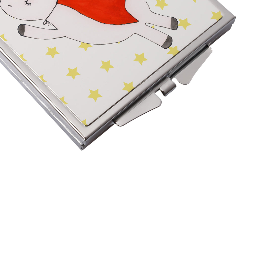 Handtaschenspiegel quadratisch Einhorn Super Taschen-Kosmetikspiegel, Spiegel Für Unterwegs, Spiegel Für Make-Up Tasche, Handspiegel Mit Hülle, Design Taschenspiegel, Klappbarer Taschenspiegel, Klappspiegel, Schminkspiegel To Go, Handtaschenspiegel, Handspiegel Für Damen, Taschenspiegel, Spiegel Für Schminktasche, Silber, Spiegel Für Handtasche, Vintage Kompaktspiegel, Klappbarer Handspiegel, Runder Taschenspiegel, Deko Handspiegel, Kompaktspiegel, Schminkspiegel Kompakt, Quadratischer Handspiegel, Kosmetikspiegel Klein, Mini Spiegel, Handspiegel Zum Mitnehmen, Reise Spiegel, Handspiegel Geschenkidee, Tragbarer Spiegel, Einhörner, Einhorn, Unicorn, Einhorn Deko, Superheld, Mädchen, Freundin, Girl, Geschenk, Held, Traummann